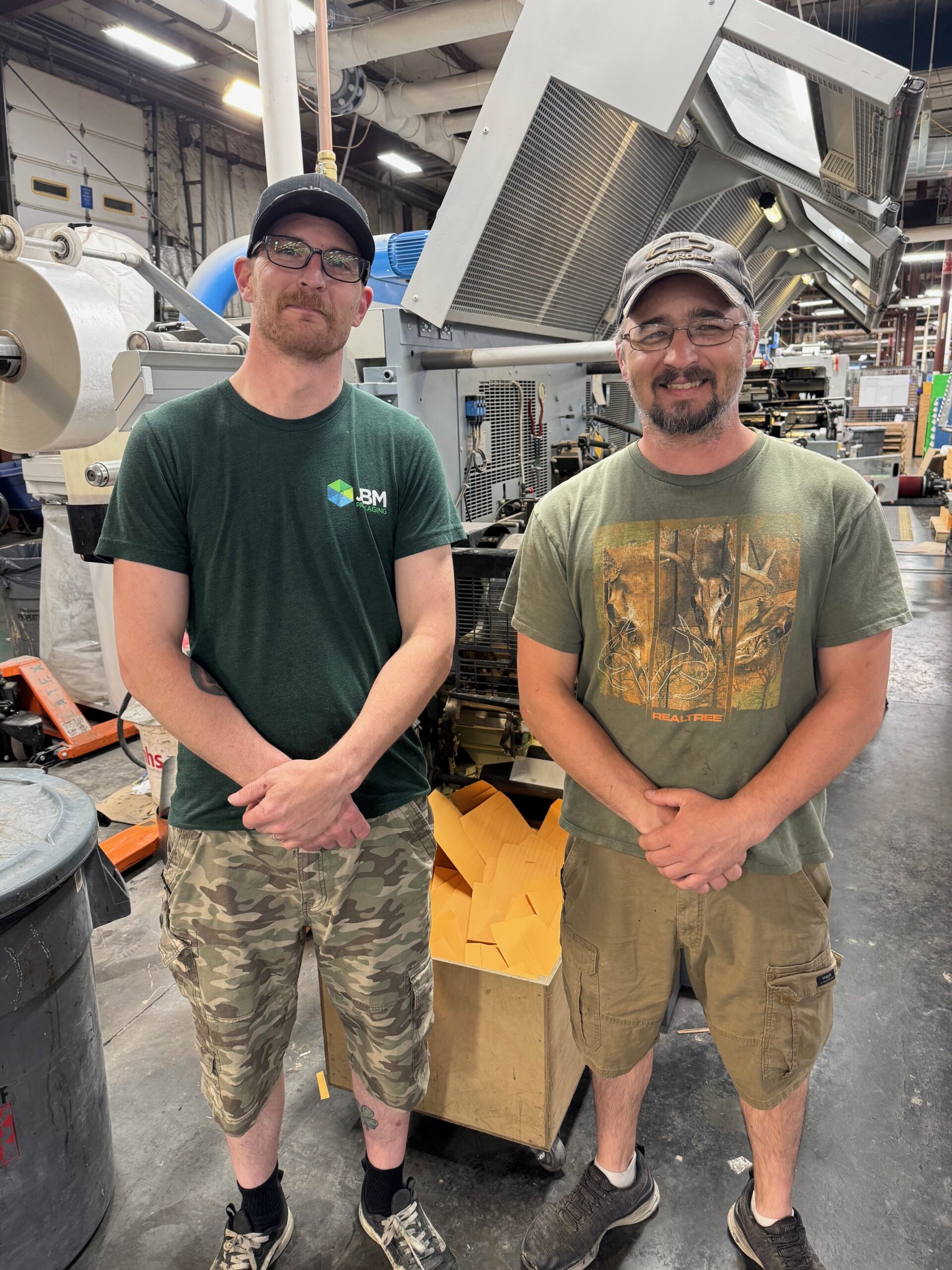 JBM employees recognize Mental Health Awareness Month with a "Be Seen in Green" challenge.