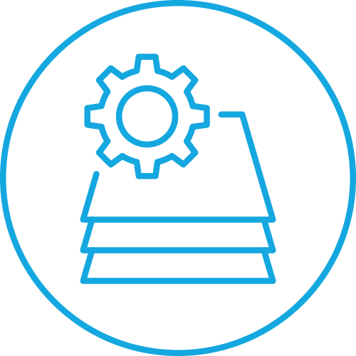 Manufacturing icon for JBM Packaging.