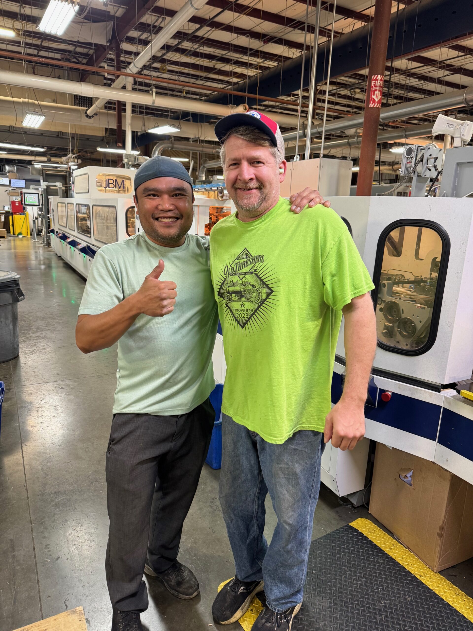 JBM employees recognize Mental Health Awareness Month with a "Be Seen in Green" challenge.