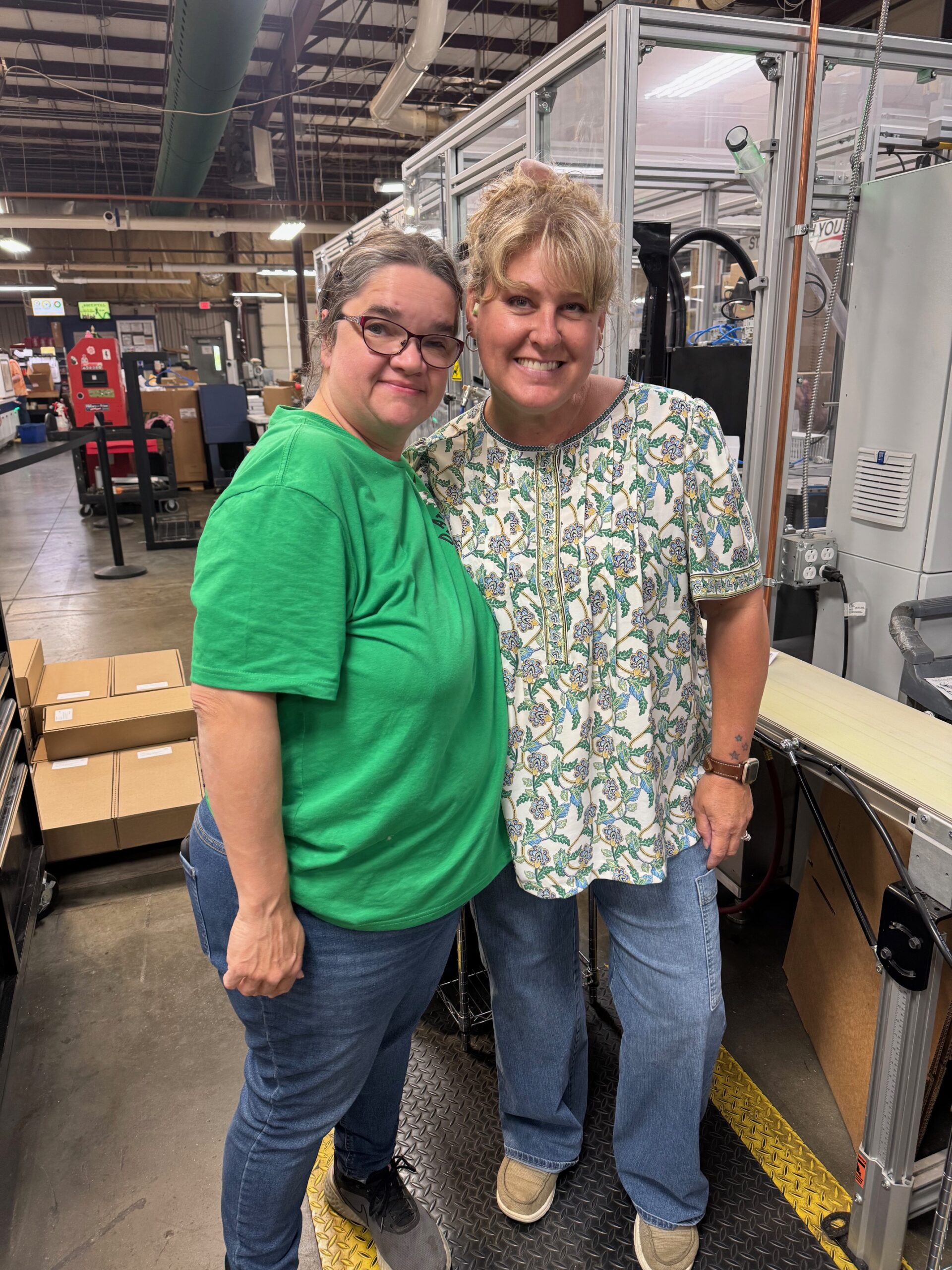 JBM employees recognize Mental Health Awareness Month with a "Be Seen in Green" challenge.